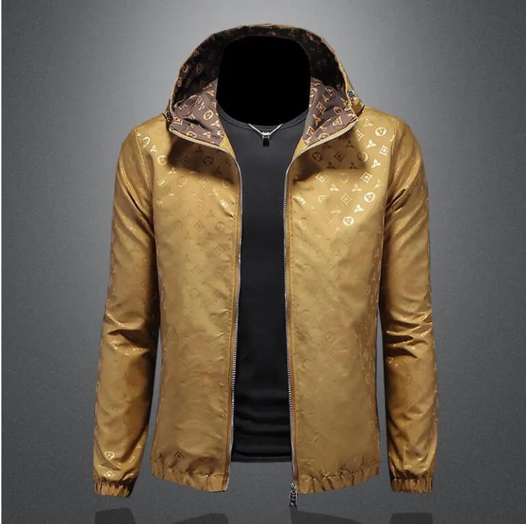 Windbreaker Jacket Mens Spring Coats 2021 2021 New Spring Hooded