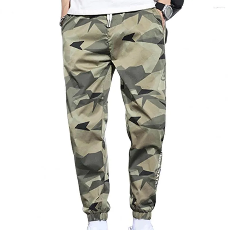 Pantalons pour hommes grande taille hommes hip-hop Camouflage imprimé pantalons de survêtement lâche cheville élastique taille Cargo été