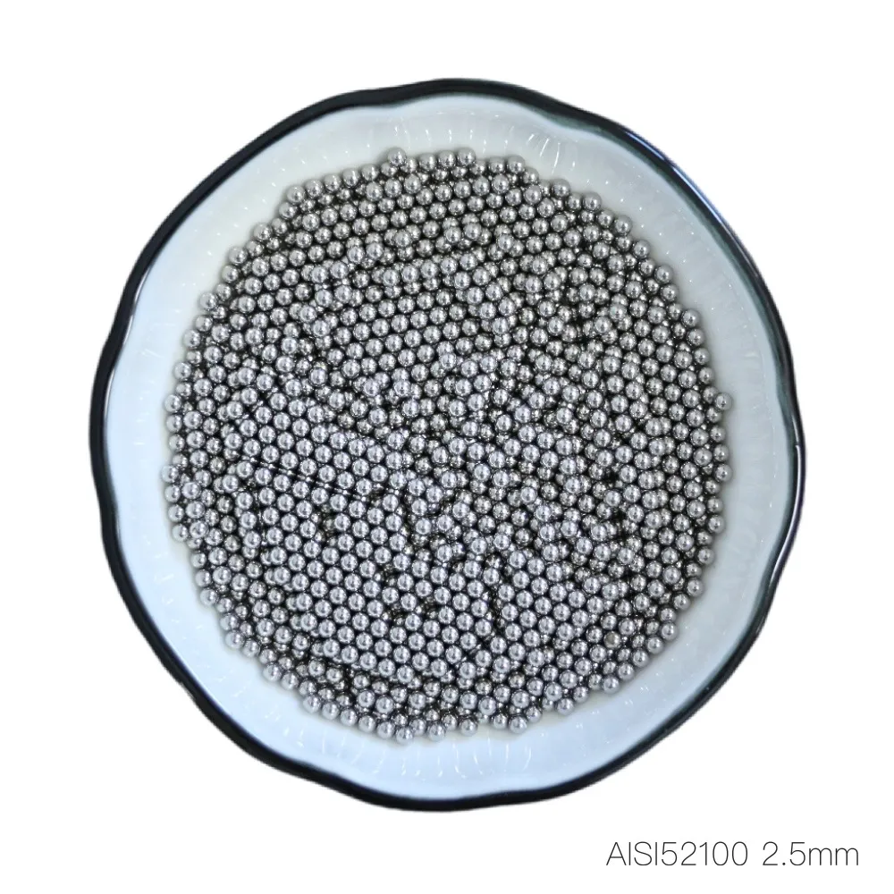 2,5 mm chromen stalen lagerballen G10 Harded AISI52100 100CR6 GCR15 Precisiechroomballen voor precisieverlagers, auto -componenten
