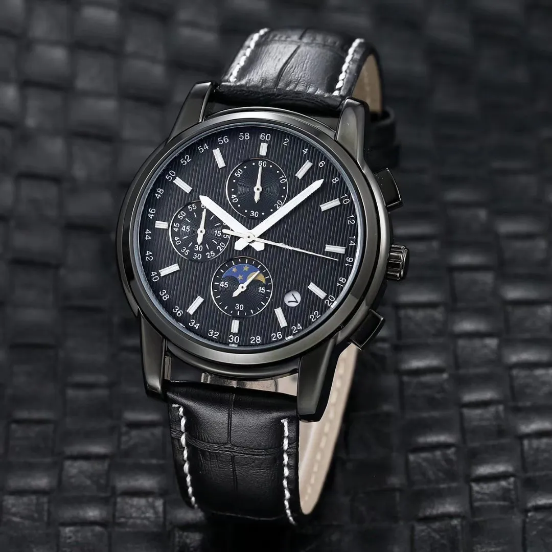 Смотреть Quartz Mens Watch 42 -мм серебряный браслет для водонепроницаемых.