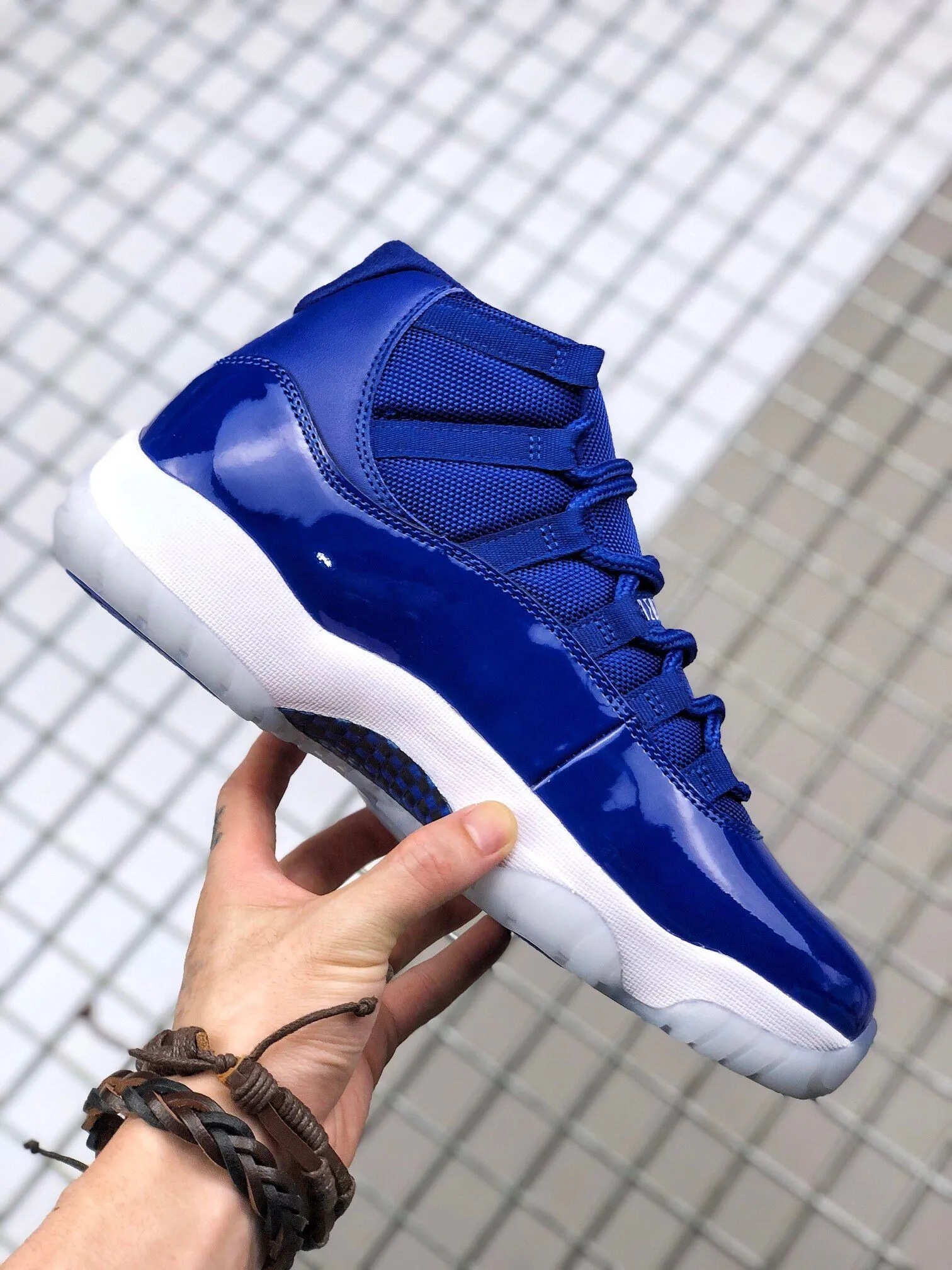 Royal Blue Box 11s Basketball Shoes Classic Lifestyle Designer