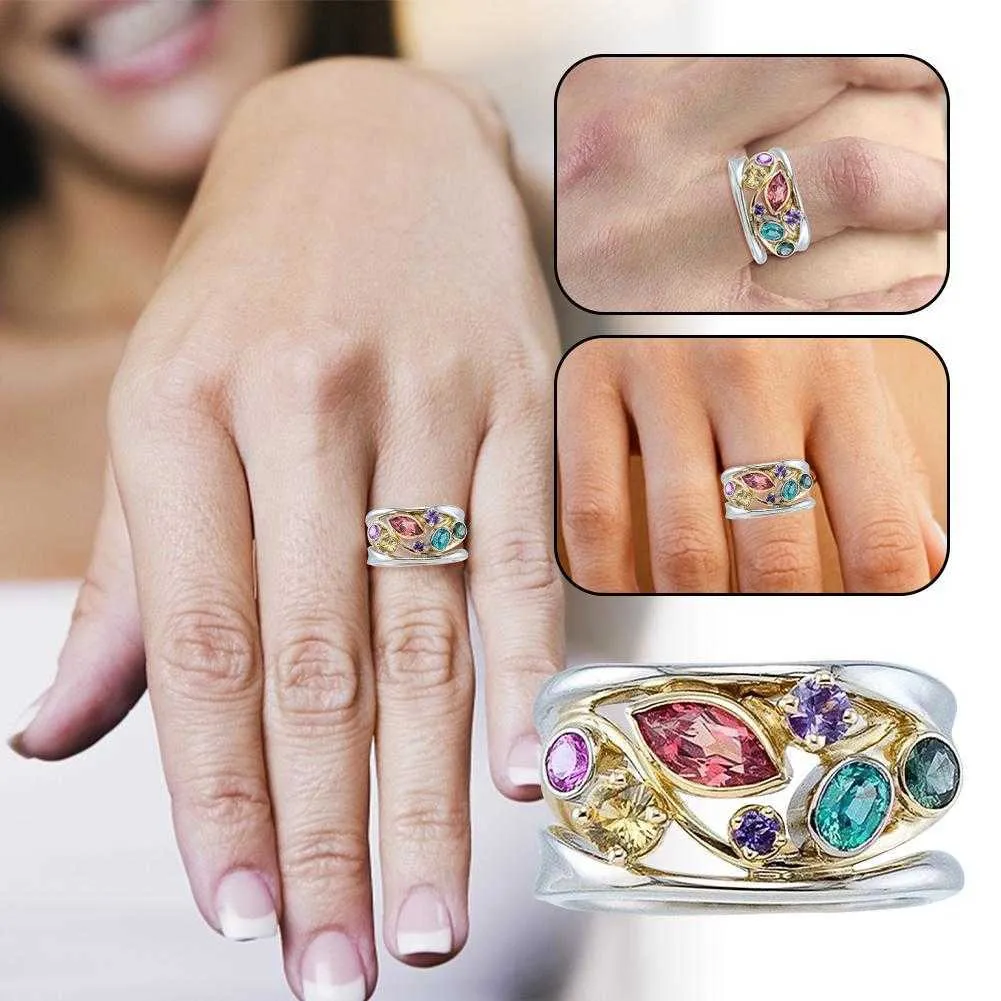 Rings for Women Girls Guoshang Ladies Rose Crystal Flower Ring Silver Crystal  Ring Rose Flower Ring Pink Gifts - Walmart.com