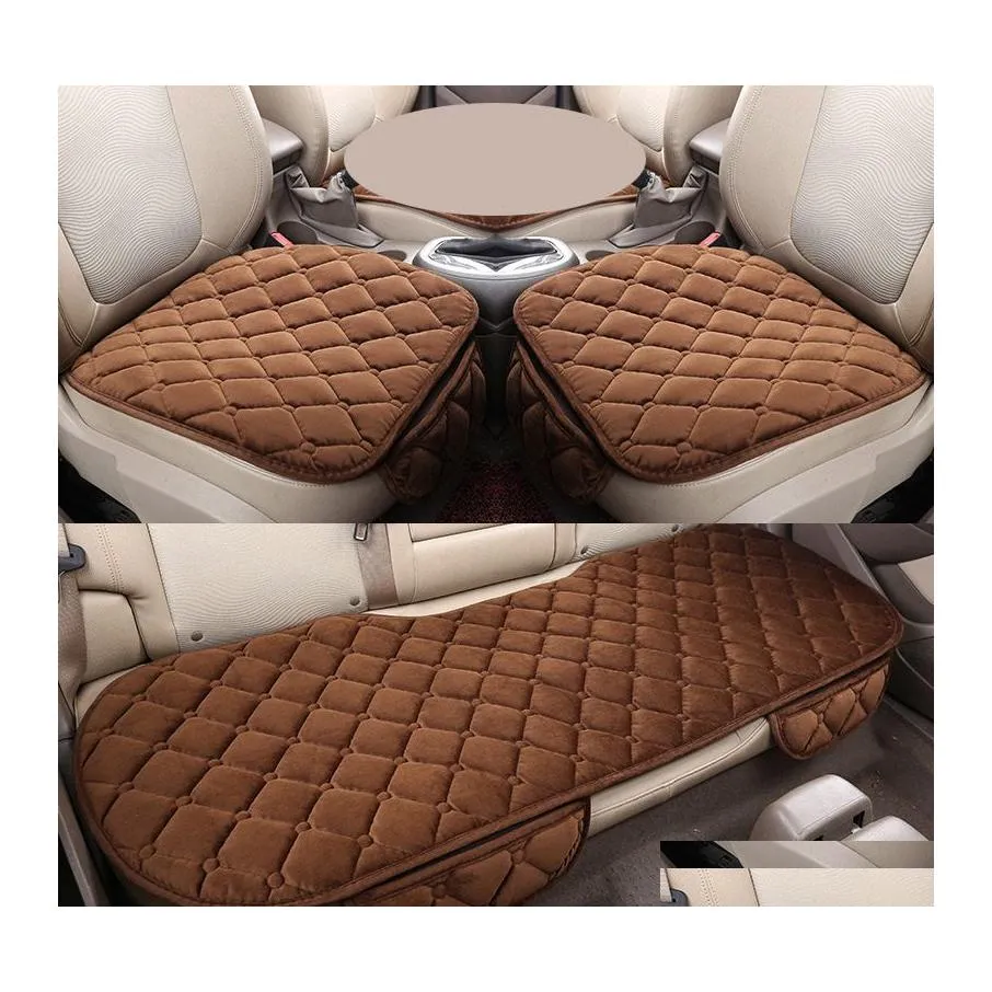 Housses de siège de voiture Ers Coussin Pad Tapis Protecteur Mobiles Intérieur Accessoires Styling Aa30 Drop Delivery Motos Dhcyt