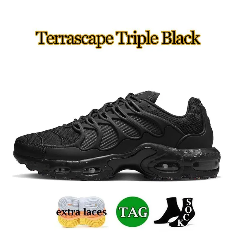 2023 TN Marseille All Black Running Shoes Mens Sneakers And Womens