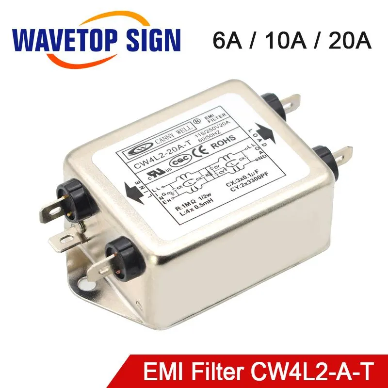 Onderdelen Canny bien cw4l220at filtr zasilania emi jednofazowy dwusekcyjny filtr zasilania cw4l210a t cw4l26a t