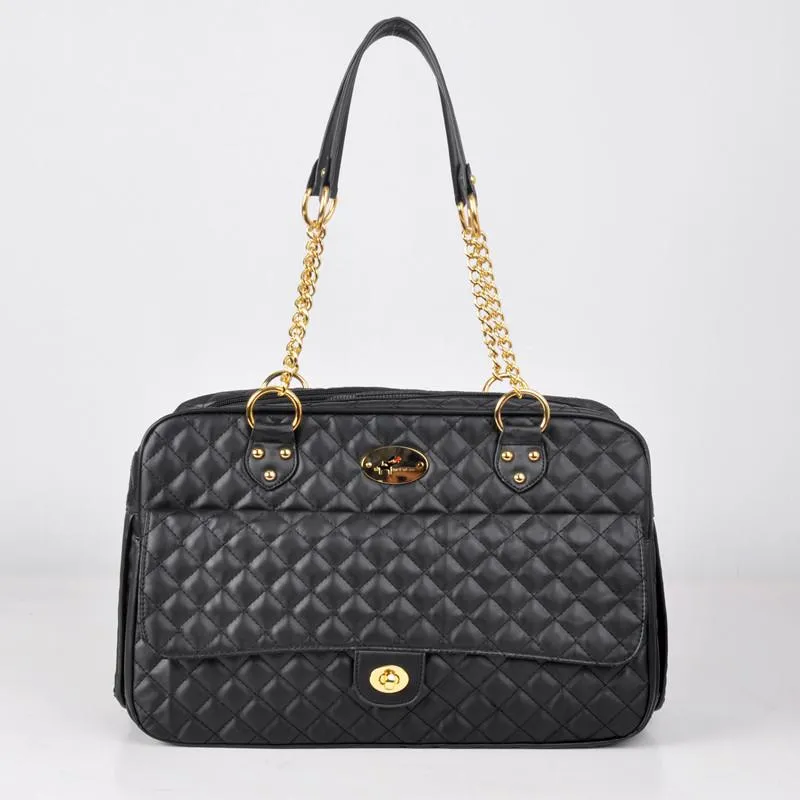 Chanel dog carrier sales