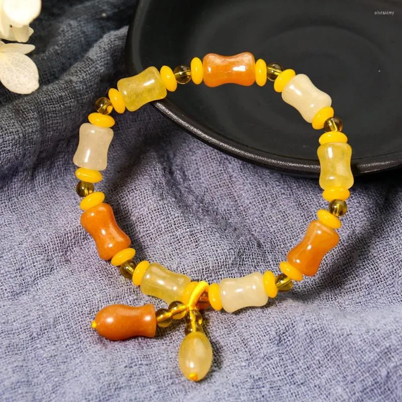 Charm armband naturliga agatpärla armband för kvinnor handgjorda citrin sten armband charms smycken yoga lyckliga rikedom välstånd gåvor