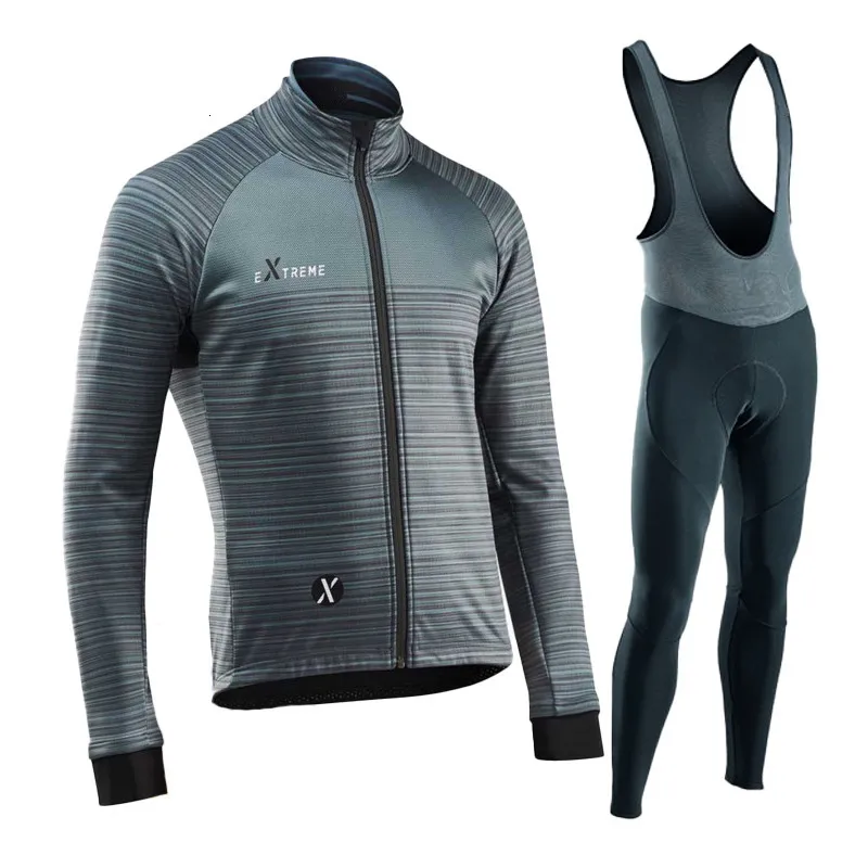 Ensembles de maillots de cyclisme printemps / automne veste longue respirant hommes maillot de cyclisme vêtements montagne vêtements de triathlon en plein air mode vêtements de vélo 230509