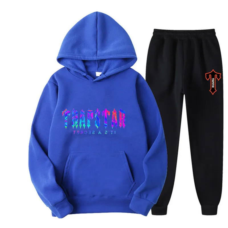 Trapstar Chándal Conjunto De 2 Piezas Sudaderas Con Capucha Unisex Sudadera  De Lana Pantalones Traje Sudadera Con Capucha Ropa Deportiva Conjuntos Para  Correr Para Hombres De 13,97 €