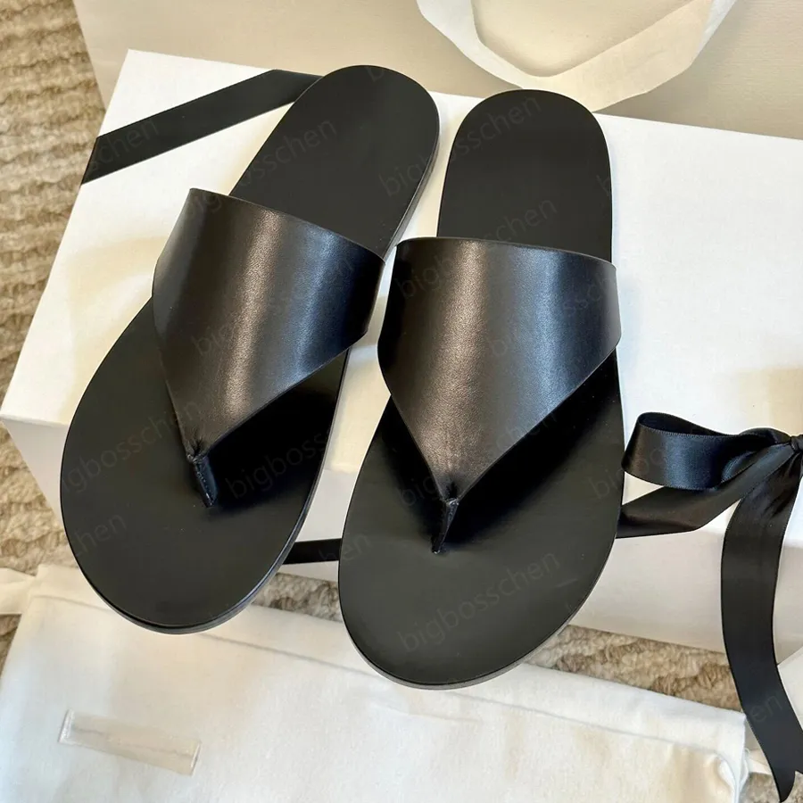 Designer Leather Flip Flops For Women Fashionable Simple And