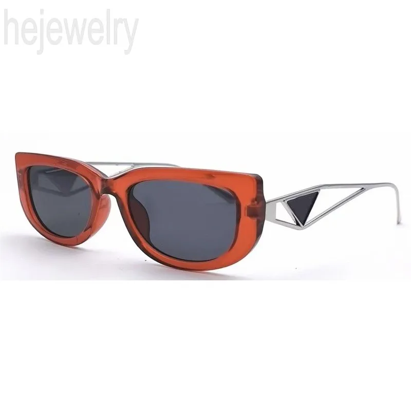 Designer-Sonnenbrille mit dreieckiger, hübscher Brille, schöner Strand, UV-beständig, Lünette, zarte Sonnenbrille im europäischen Stil, Damen-Designer, trendy PJ074 B23