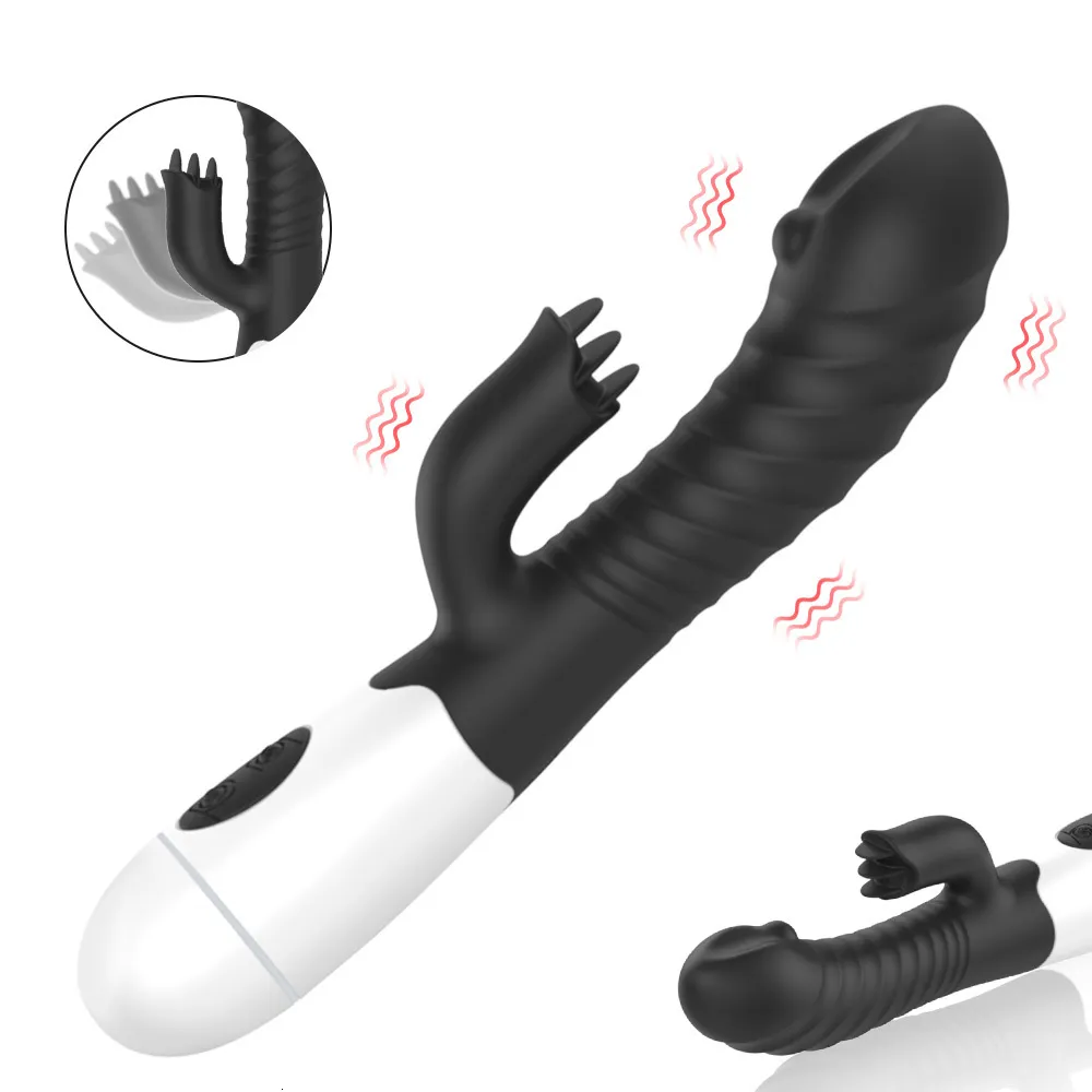 Vibratoren 30 Geschwindigkeit G-Punkt für Frauen, Dildo, Masturbieren, Kaninchen, Klitoris-Massagegerät, weibliche Stimulation, Erwachsene_voghion.com
