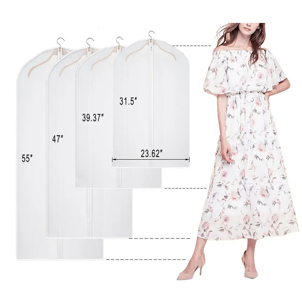 Clear Clothing Storage Bags: Garment Bags For Closet, Zippered Suit Bags  For Hanging Clothes, Dust Proof Coat & Long Dress Storage From Shanye10,  $20.02 | DHgate.Com
