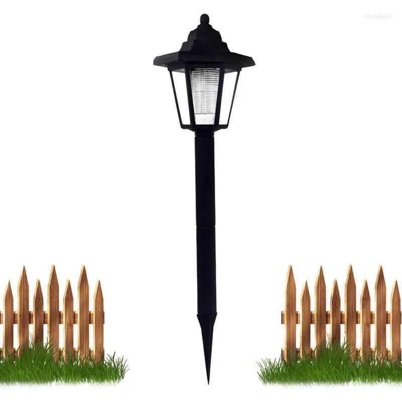 Solar Garden Stake Lights IP65 Waterdicht Zeer efficiënte paneel Wand gemonteerd Street Hek Licht Outdoor Decor Lamp