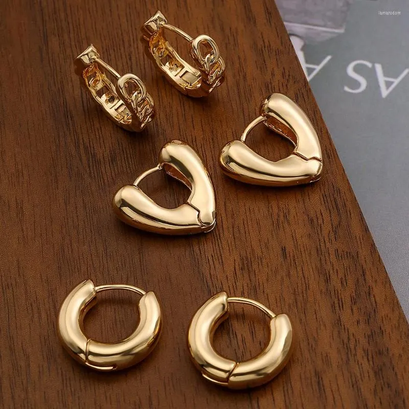 Dingle örhängen köp geometrisk metall för kvinnor smycken gåva oregelbundet cirkel hjärtfemme bijoux