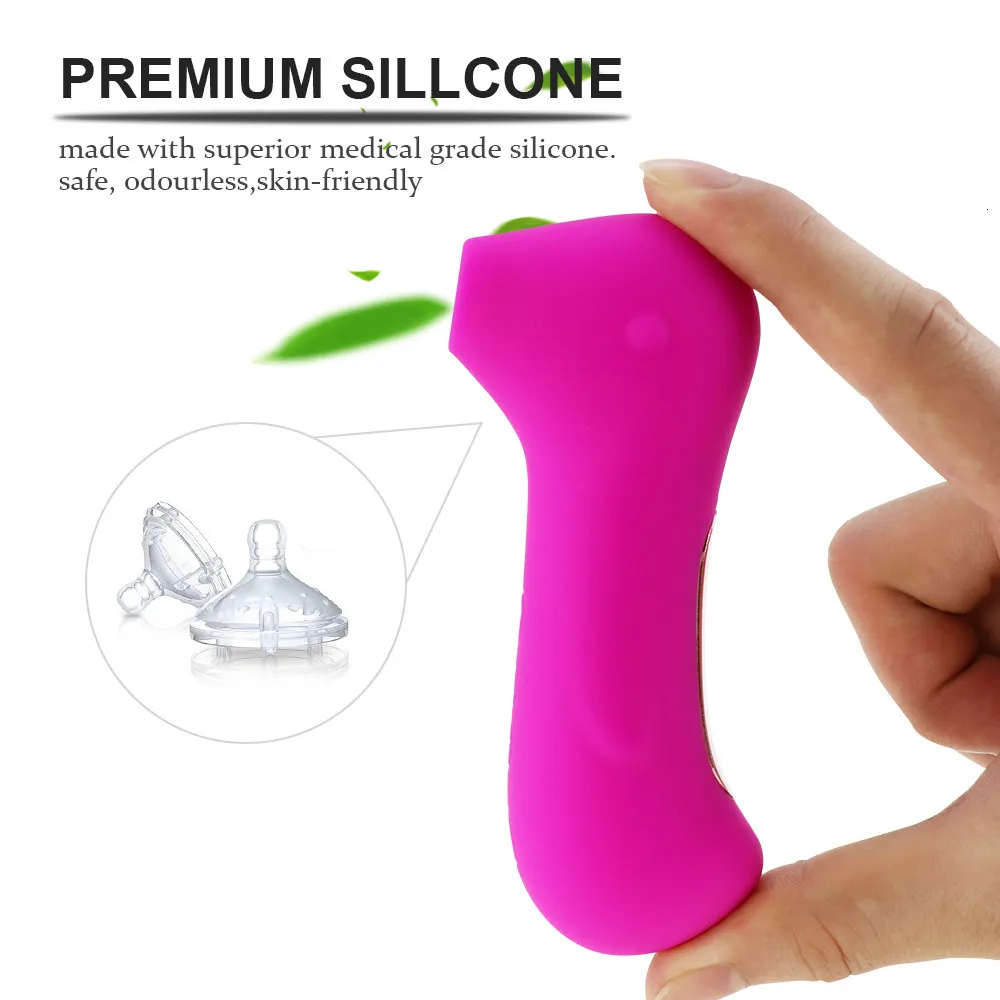 Vibrateurs de succion orale vibrateur femelle G Spot Clitoris mamelon ventouse masseur stimulateur érotique femmes Masturba_voghion.com