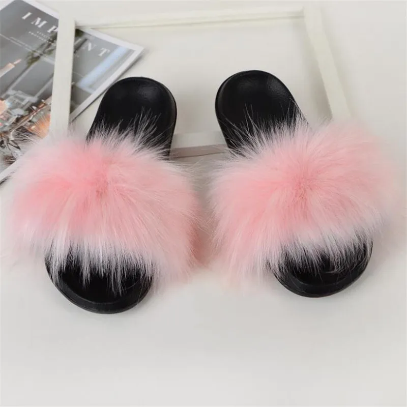Fluffy sliders for toddlers top