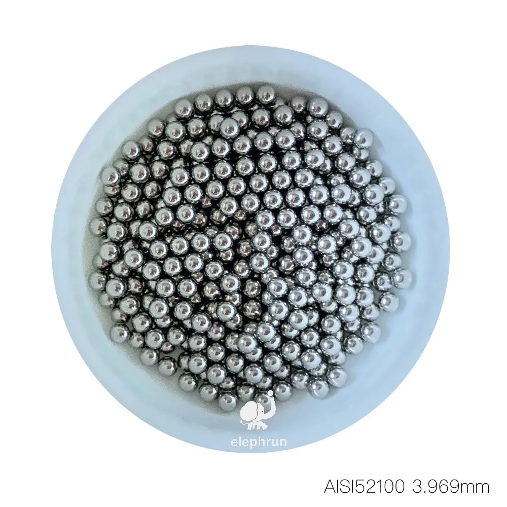 5/32 '' ( 3,969 mm ) Sfere per cuscinetti in acciaio cromato G16 AISI52100 temprato 100Cr6 GCr15 Sfere cromate di precisione