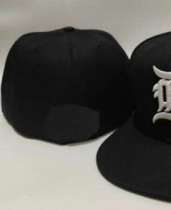 Partihandel Hot Brand Detroit Baseball Caps Sox Cr La Qs NY Gorras Bones Casual Outdoor Sports for Men Women Falled Hatts Full Closed Design Size Caps Chapeau A0