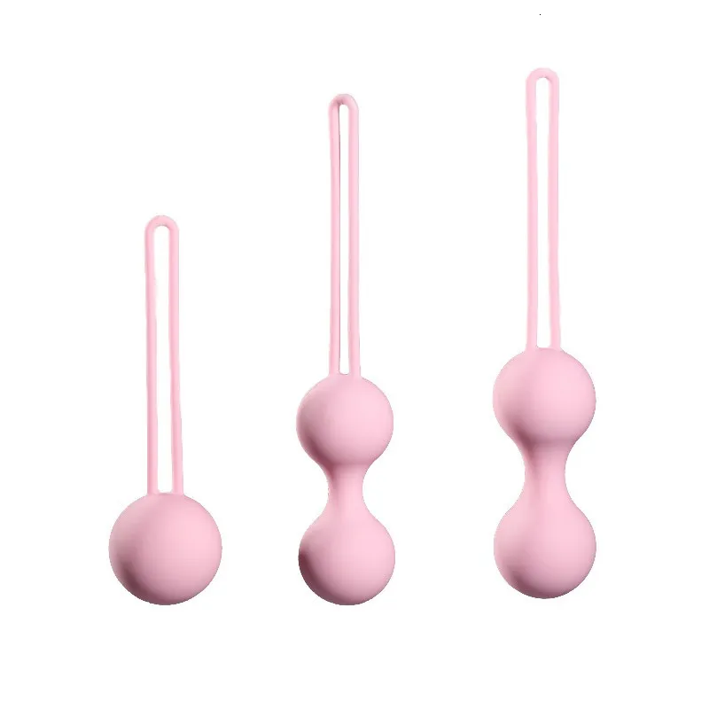 Eggs/Bullets Safe Silicone Smart Ball Vibrator Kegel Vagina Tighten Exercise Machine Sex Toy for Women Vaginal Geisha Fun Shop 230509