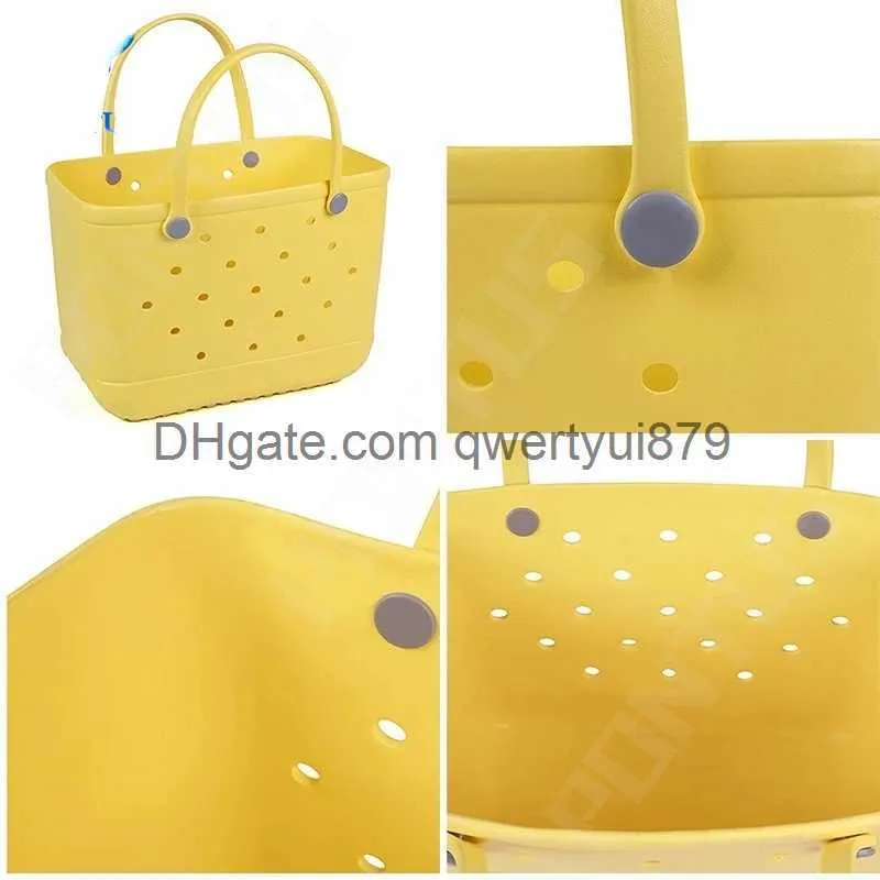 Large yellow bogg bag store