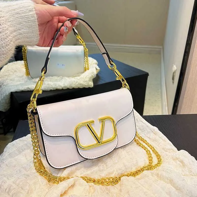 Cheap Purses on sale Letter One Shoulder Bag for Women New High end Commuter Versatile Classic Star Small Square Chain