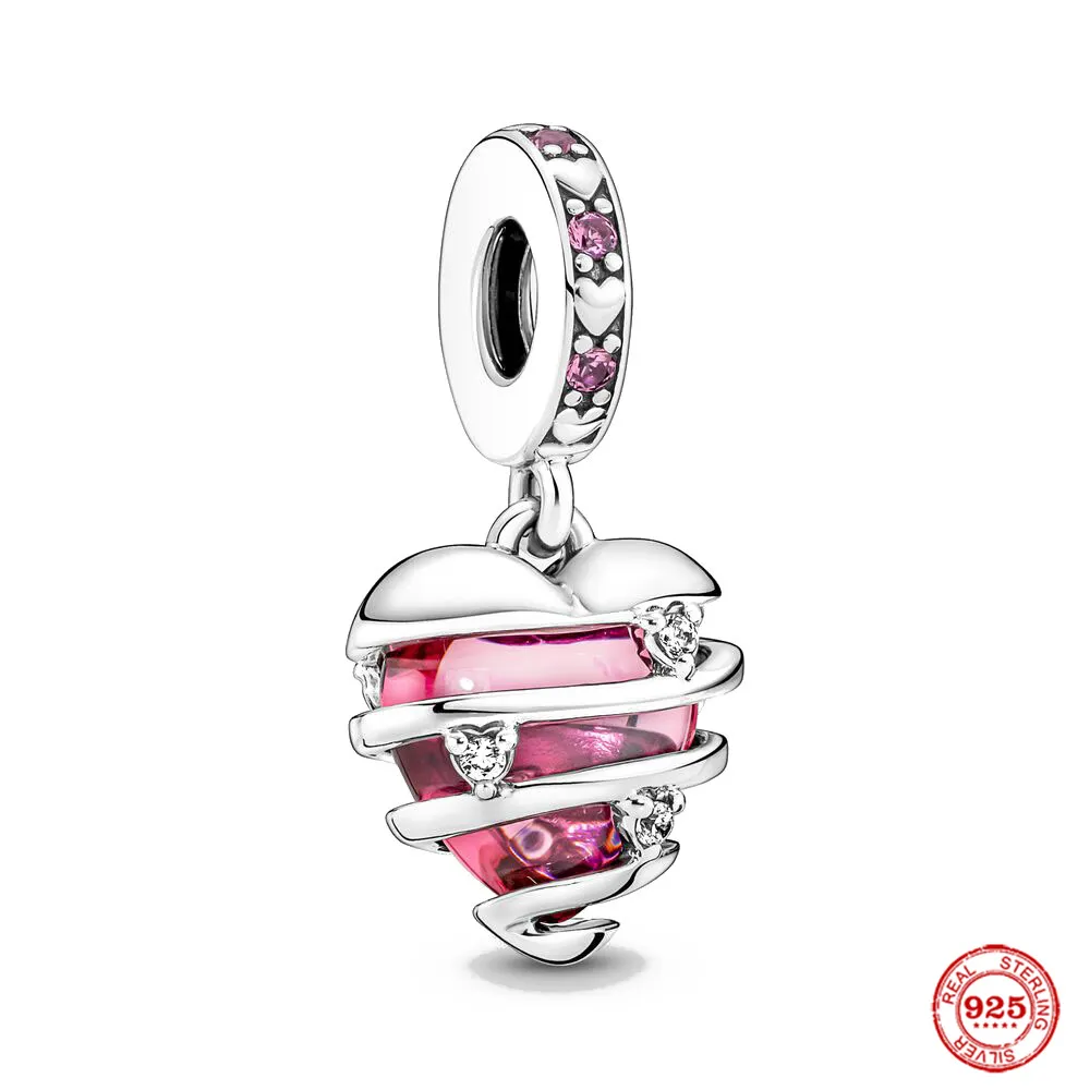 Fit Pandora beads 925 silver charm women jewelry Happy Birthday Hot Air Balloon Charm Family Always