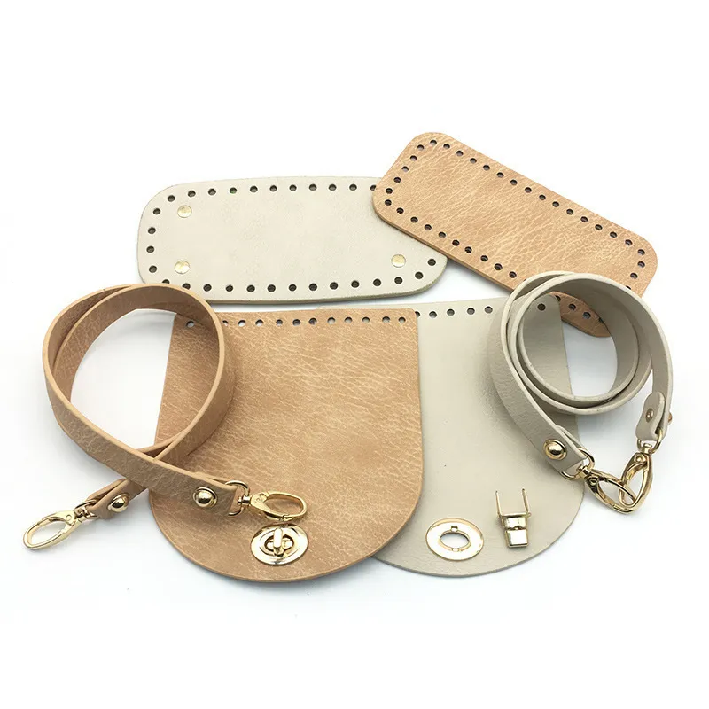 Accessori per parti di borsa Cinturino per borsa in pelle scamosciata Borsa a mano fatta a mano Set di fondi per borsa di alta qualità con accessori hardware per borsa a tracolla fai da te 230509