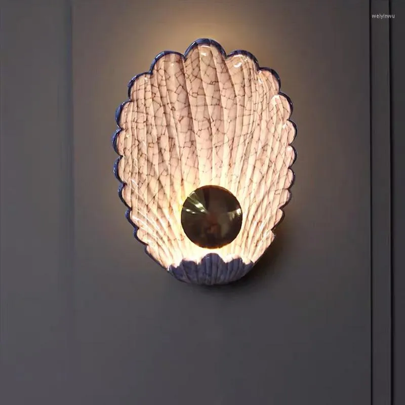 벽 램프 골동품 욕실 조명 긴 sconces 침대 램프 LED 육각 침실 장식 현대 마감