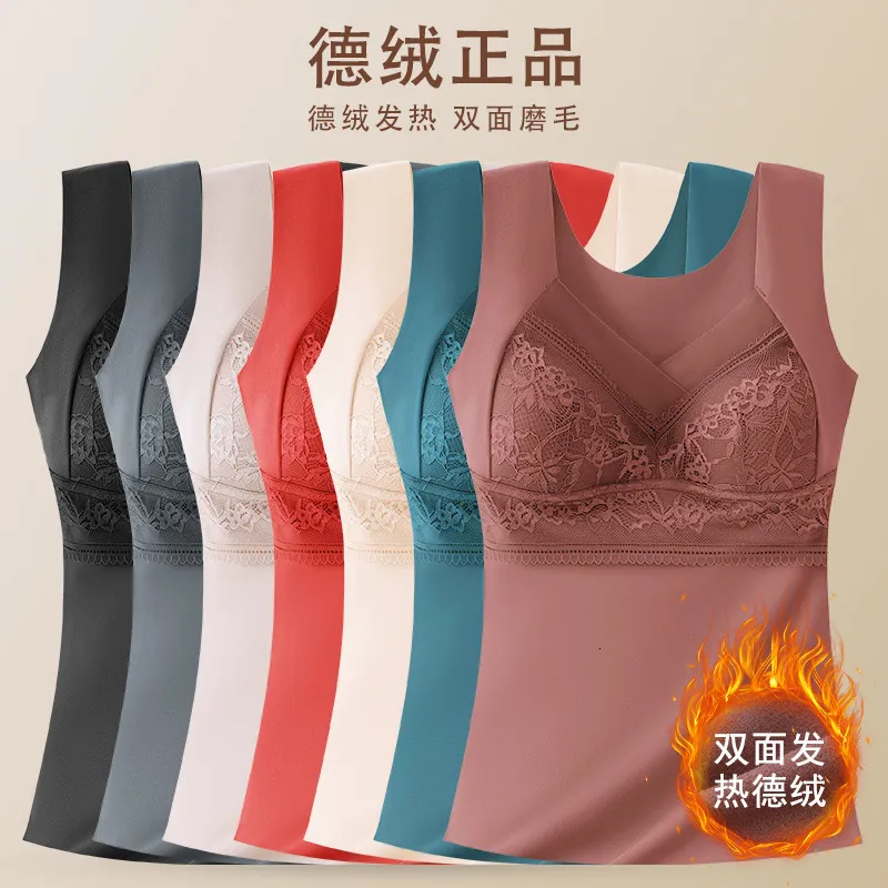 Damestanks camis verdikt thermisch vest voor vrouwen haar schrobben thermisch ondergoed voor vrouwen 230509