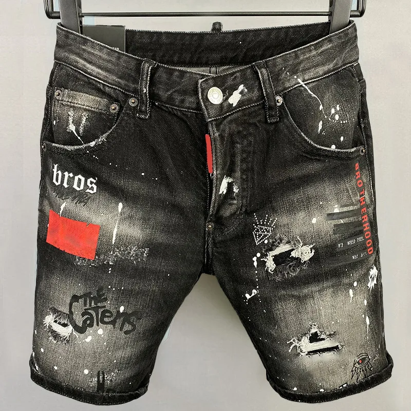 Джинсовые короткие Джинсы Для Мужчин Мужские Джинсовые Джинсы Uomo Knee Jean Мужские Джинсы Повседневные Мужские Джинсовые Дизайнерские Брюки Роскошные Дизайнерские Рваные Джинсы Женские Дизайнерские Джинсы Пурпурные Джинсы