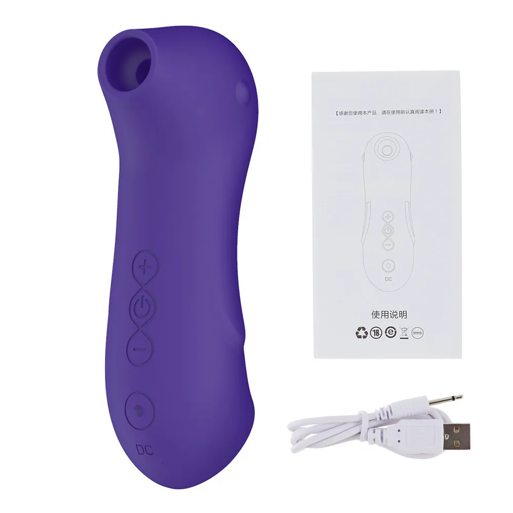 Vibrateurs de succion orale vibrateur femelle G Spot Clitoris mamelon ventouse masseur stimulateur érotique femmes Masturba_voghion.com