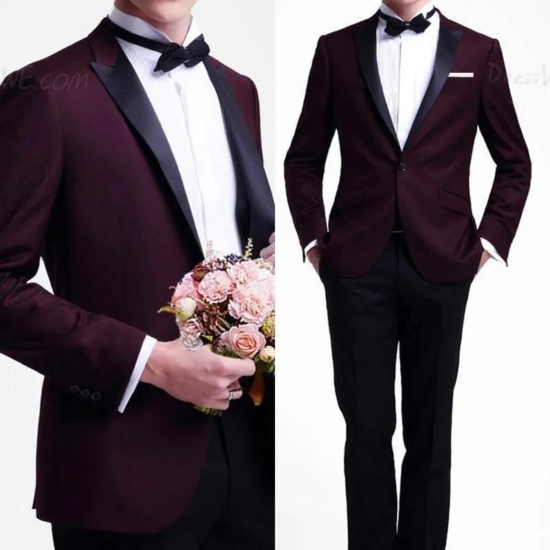 Wine colored online suit jacket