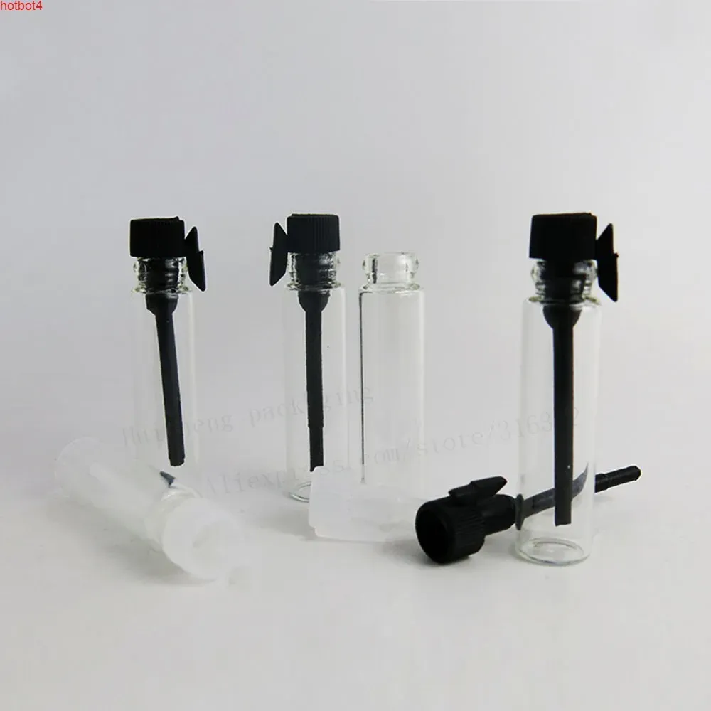 500 x mini glas parfym små provflaskor flaska 1 ml tom laboratorium flytande doft teströr testflaskor
