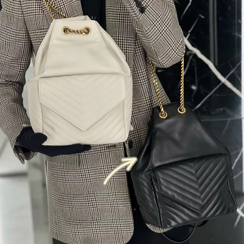 Joe Backpack Style Crossbody Shoulder Bags Designer Luxury Leather Bag Handbags Woman Thread Fashion Lady Chains Magnetic Flap Closure Backpacks