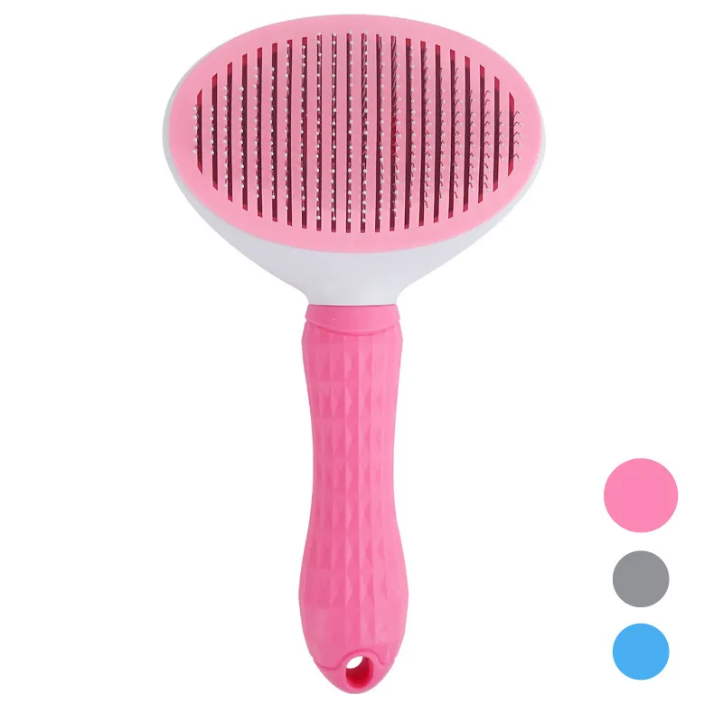 Comb Dog Hair Remover Cat Hair Brush Grooming Tools Detachable Attachment Pet Trimmer Combs Cat Pet Supply HZ0004