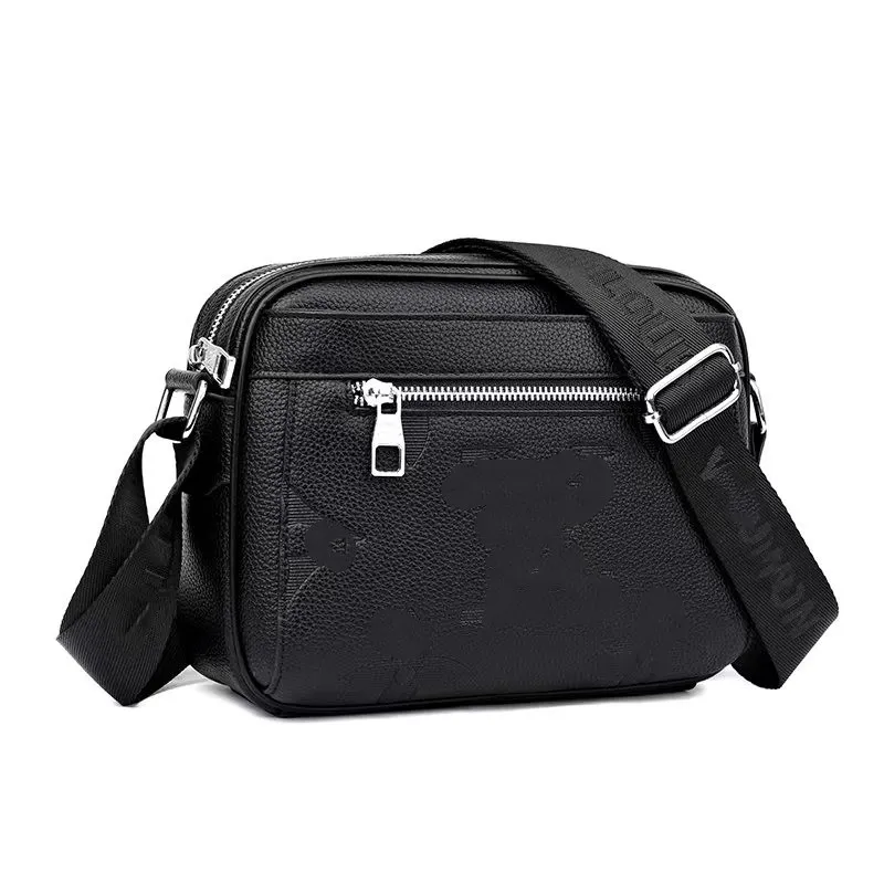 Briefcases Selfproduced selfmarketing new shoulder bag fashion allmatch men s bag large embossed lg women s crossbody bag