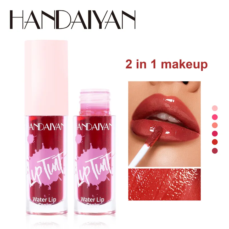 Handaiyan Lip Gloss Long Lasting Moisturizing Lip Tint Makeup Lipstick Lip Cosmetics Glaze Cup Non-stick Non-fading