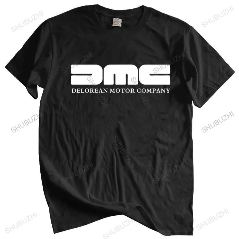 T-shirts pour hommes Kaus Leher o Pria Merek Mode Hitam Baru Uniseks DMC DeLorean Kembali Ke Masa Depan Retro Mcfly Ukuran Euro 230509