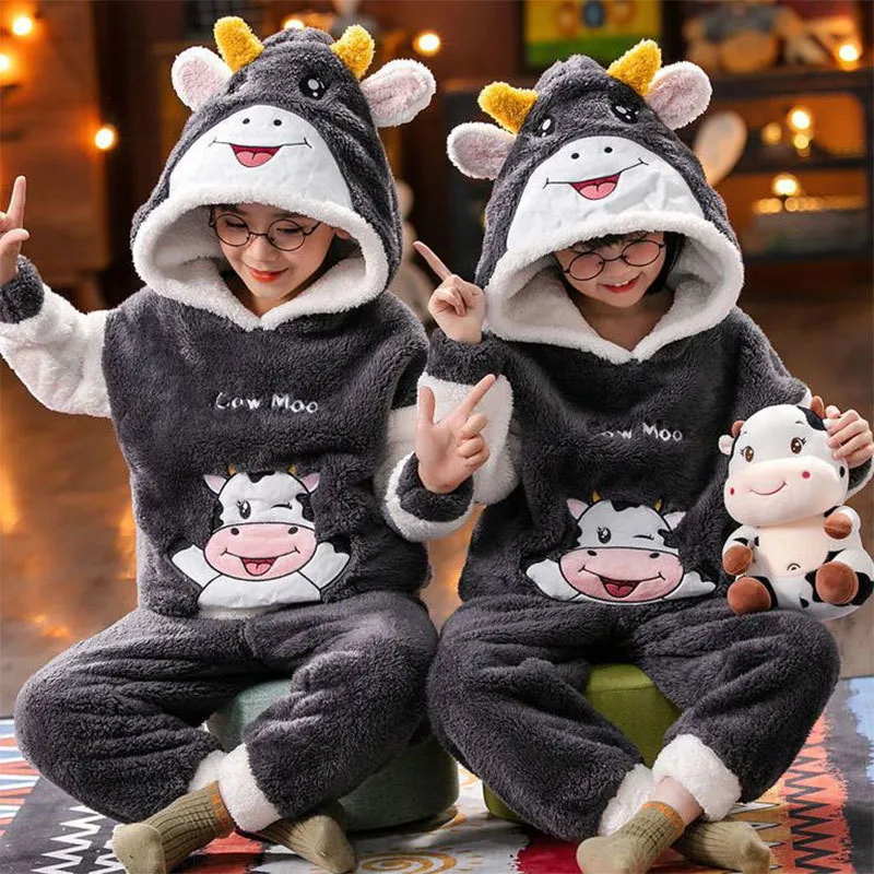 Pijamas de vaca para niños store