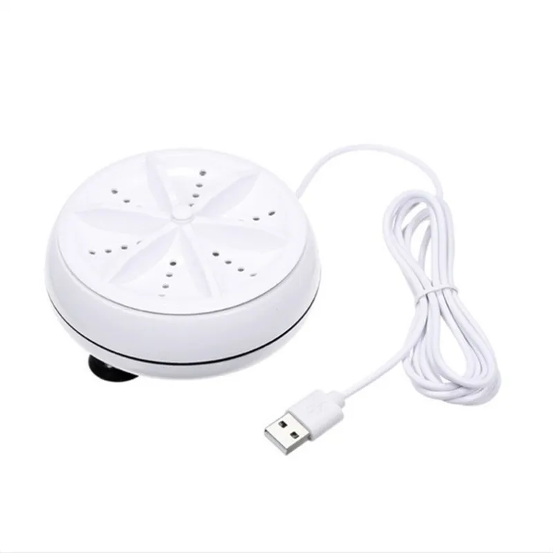 Portable USB Mini Washing Machine – Ultrasonic Turbine Washer For Travel, Home, Dorms