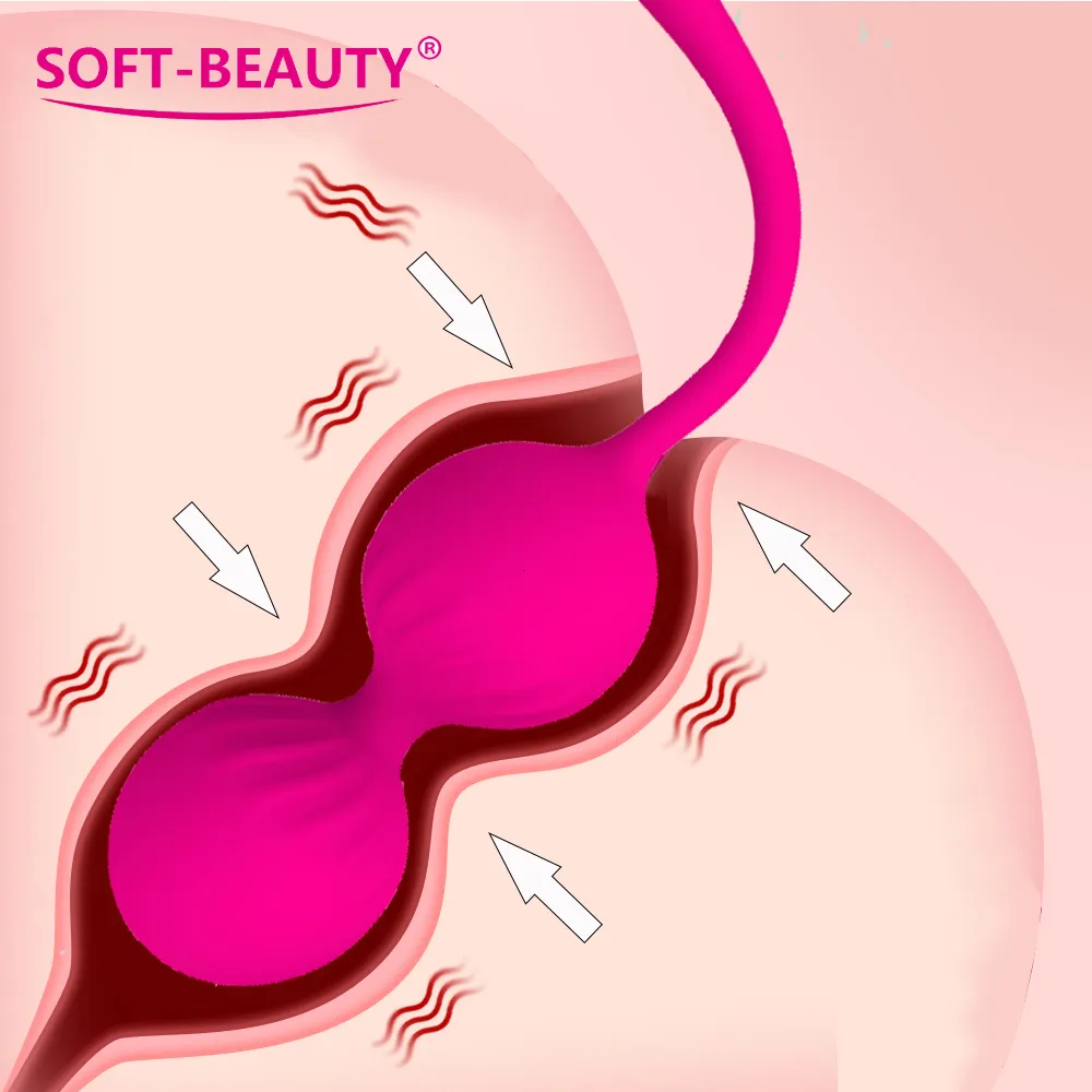 Uova / proiettili Safe Silicone Smart Vaginal Ball Kegel s Vibratore Ben Wa Vagina Stringere Esercizio Macchina Giocattoli sessuali per donne Geisha 230509