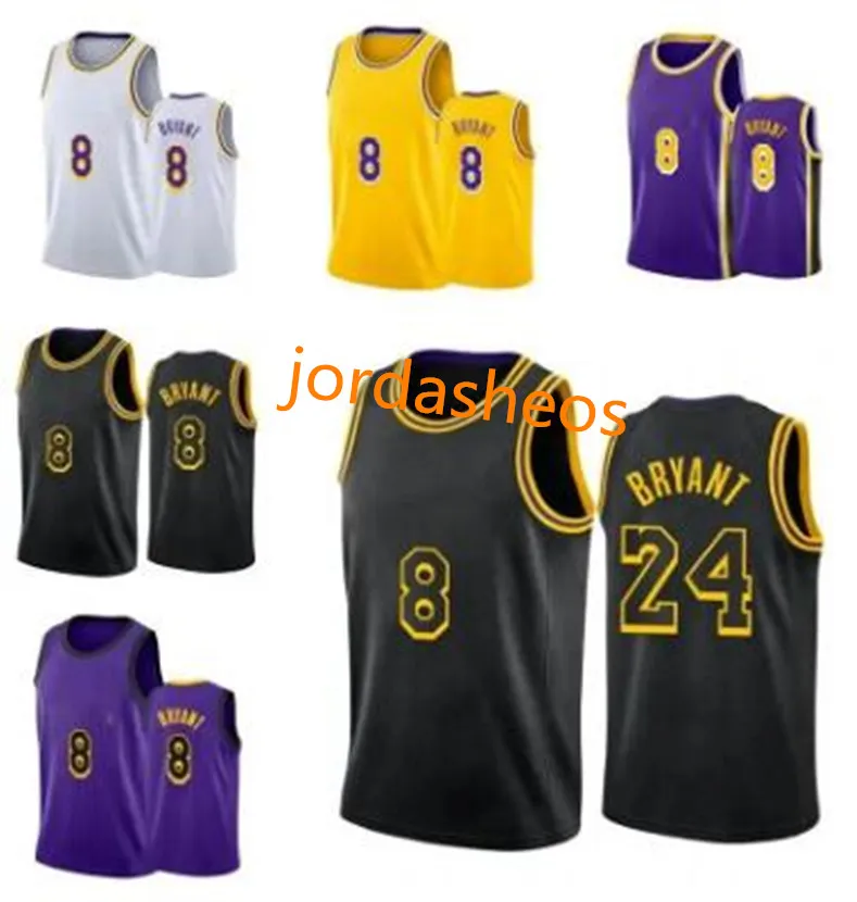 Maglie da basket da uomo 6 23 James Lakers 24 Maglie da basket BRTANT da uomo Bryant Laker Stitched 8 24 sport all'aria aperta Nuovi uomini top