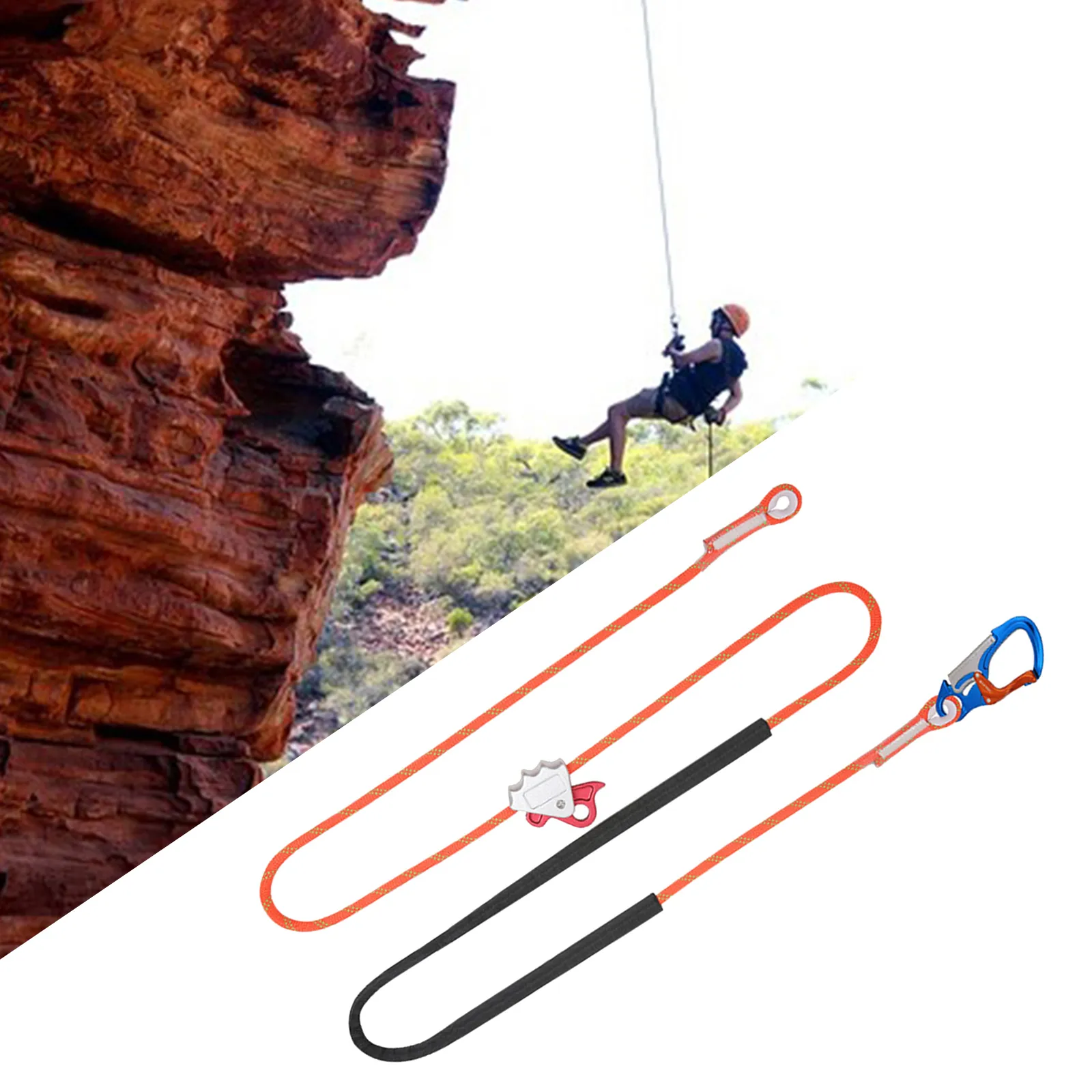 Corde d'escalade statique Accessoire Cordon Équipement Escape Rope (10m)