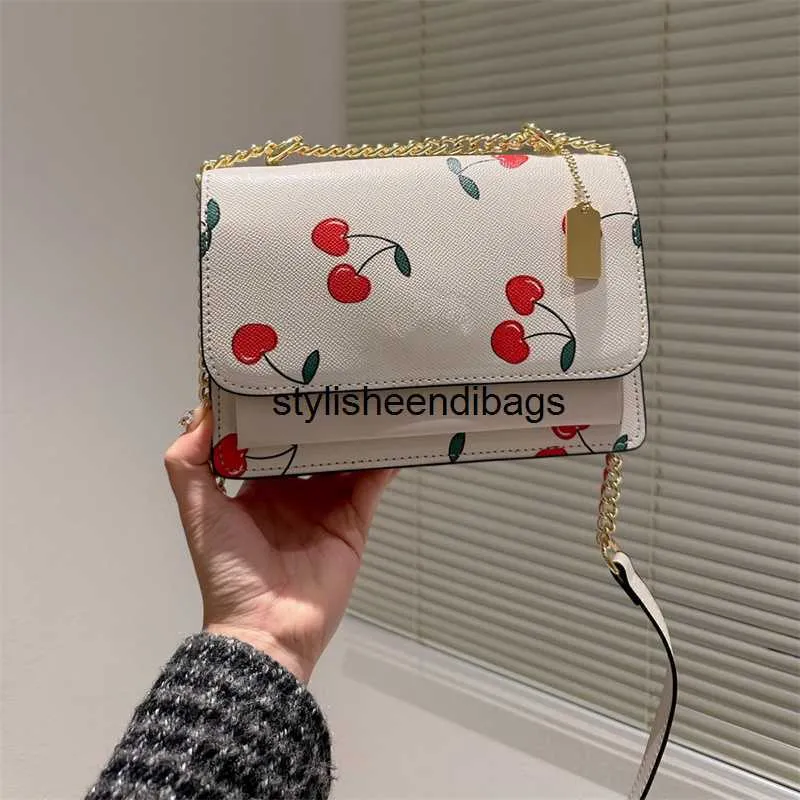 stylisheendibags Fruit Print Women Fashion High Quality Crossbody Bag Luxurys Design Classic Golden Letters Zipper Chains Hadbags Totes