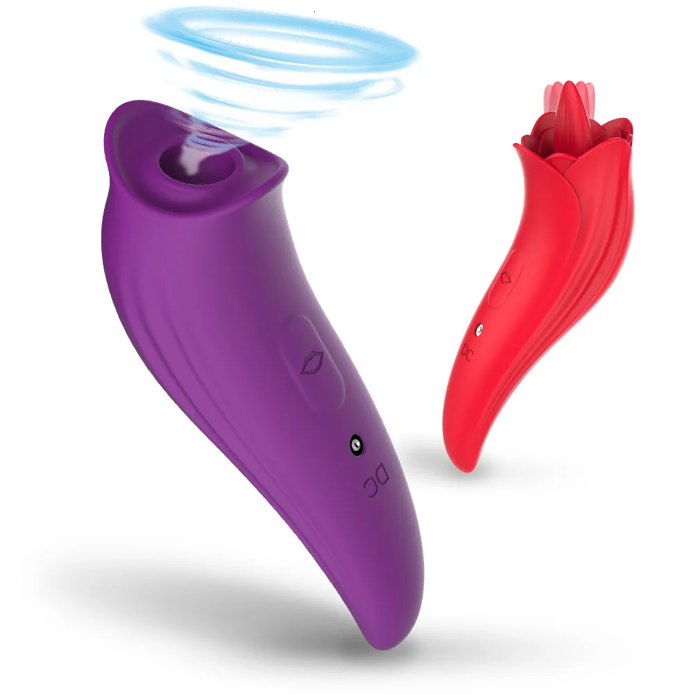Vibratörler güçlü klitoris enayi yalama elektrikli emme masajı kadın teaser klitoral stimülatör vajinal yalama oyuncak dil 230509