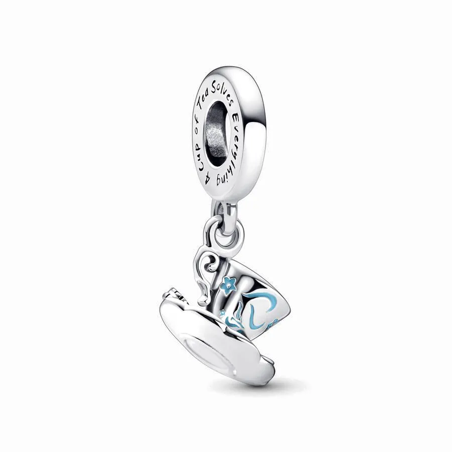 925 silver Fit Pandora Original charms DIY Pendant women Bracelets beads Jewelry For Sombrero Pendant Linked Heart Safety Chain