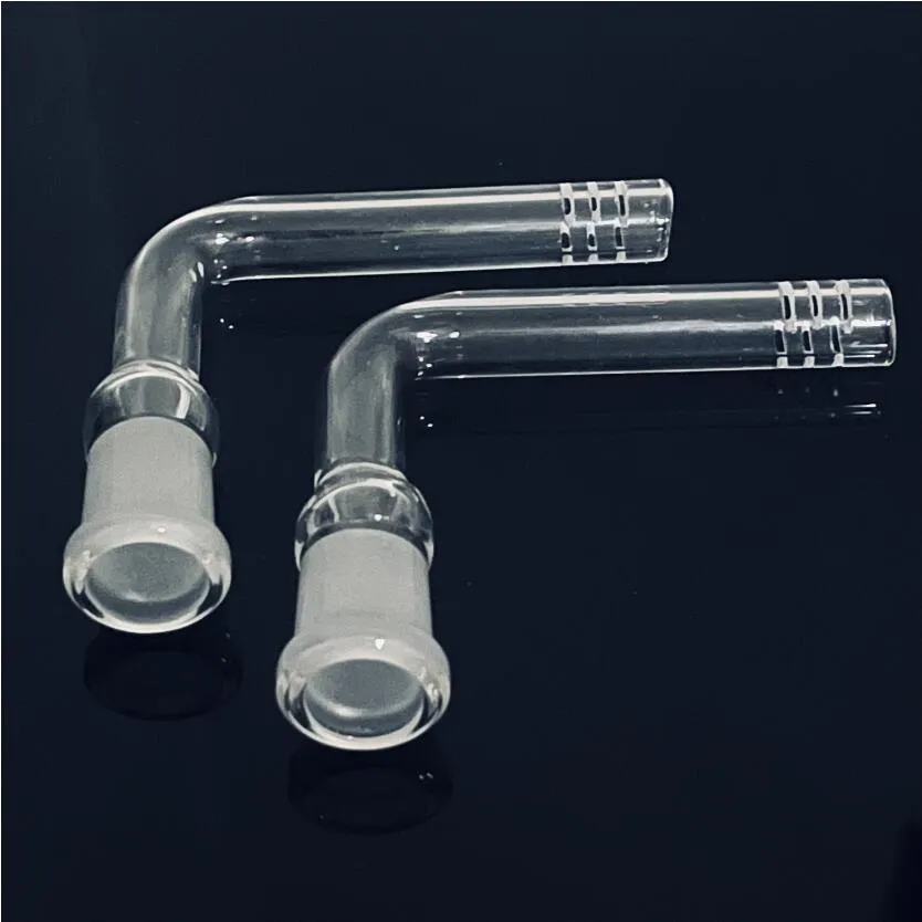 ACOOK Verre Bong Downstem Pipes 90 Degré 14mm pour Bécher Fumer Des Conduites D'eau