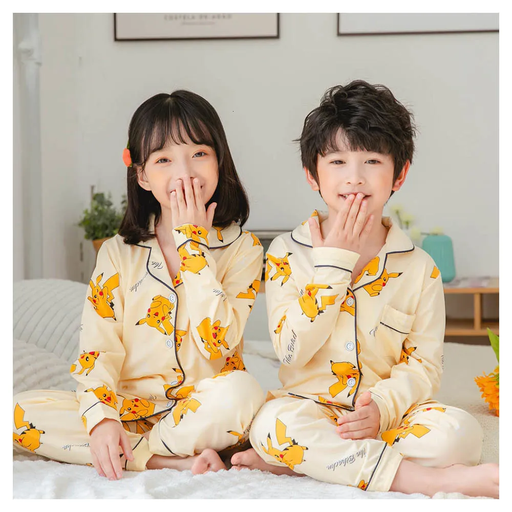 Anime Themed Kids Pajama Sets Cozy Cotton Sleepwear For Boys & Girls,  Toddler Nightwear From Pu09, $8.21