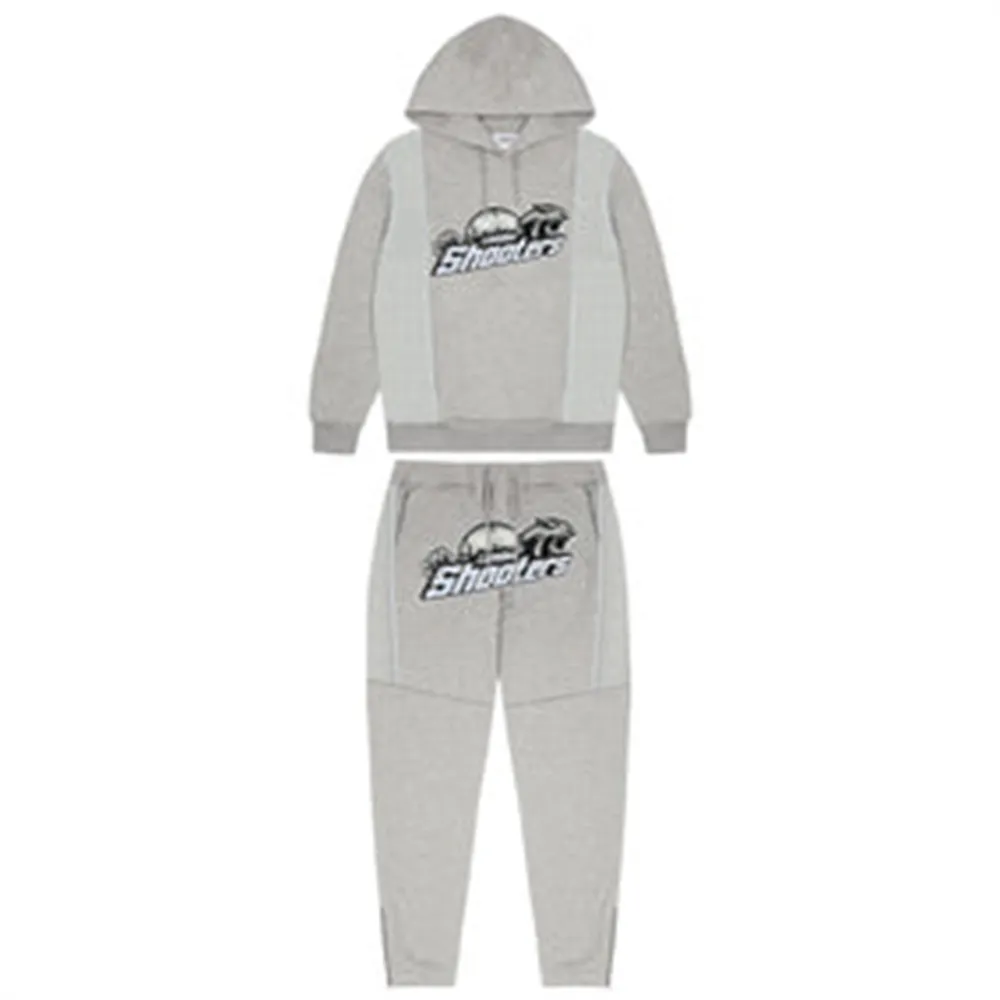 Set Due Pezzi Uomo Tuta Sportiva Uomo Trapstar Felpa Con